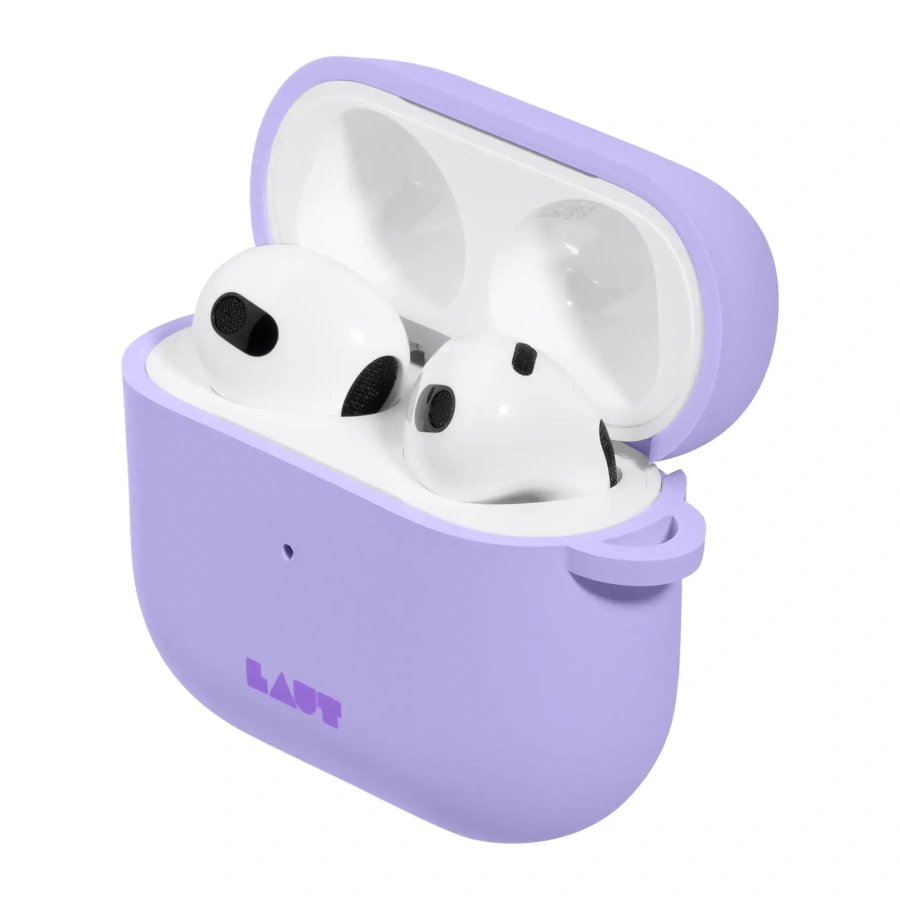 Чехол LAUT HUEX PASTELS для AirPods 3 - Violet (L_AP4_HXP_PU)