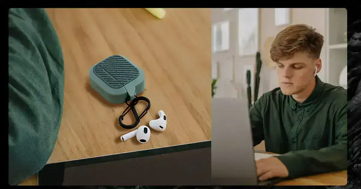 Чохол LAUT CAPSULE IMPKT для AirPods 3 - Sage Green (L_AP4_CA_SG)