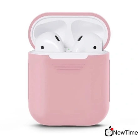 Чехол силиконовый для Apple AirPods (Pink Sand)