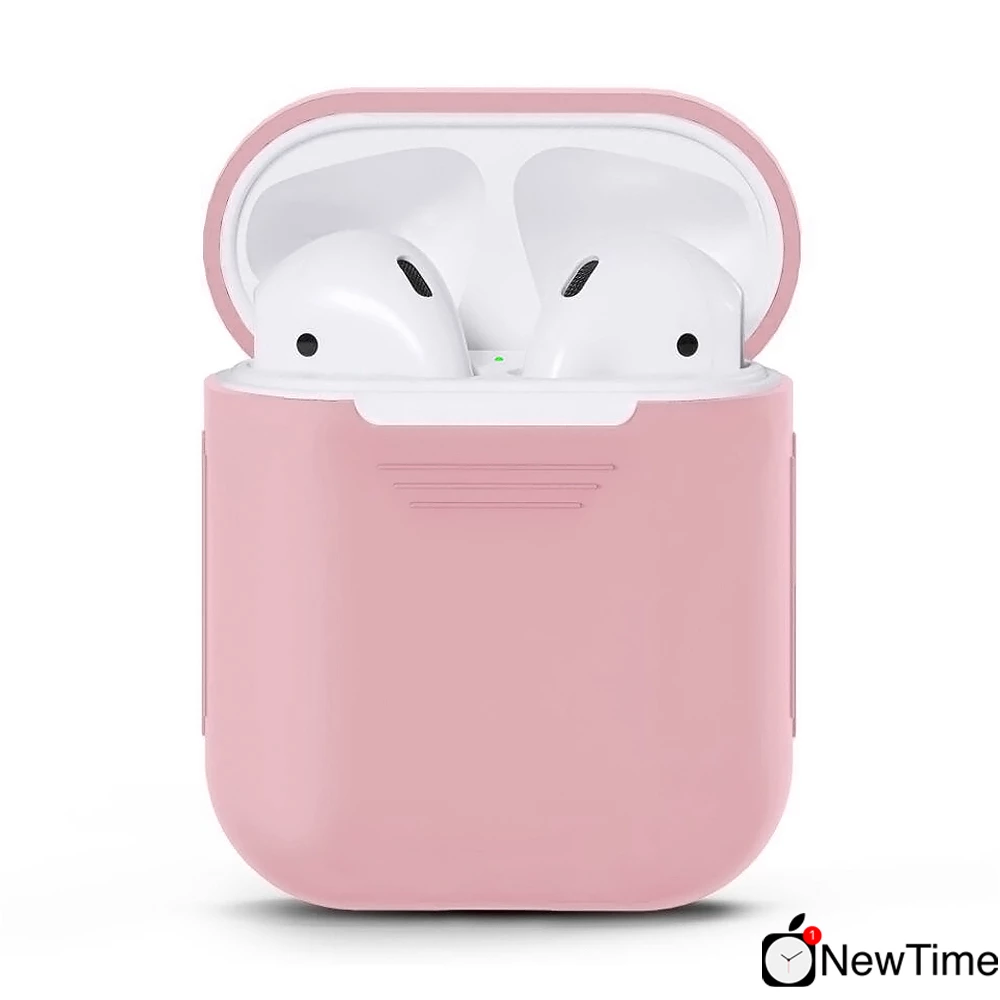 Чохол силіконовий для Apple AirPods (Pink Sand)