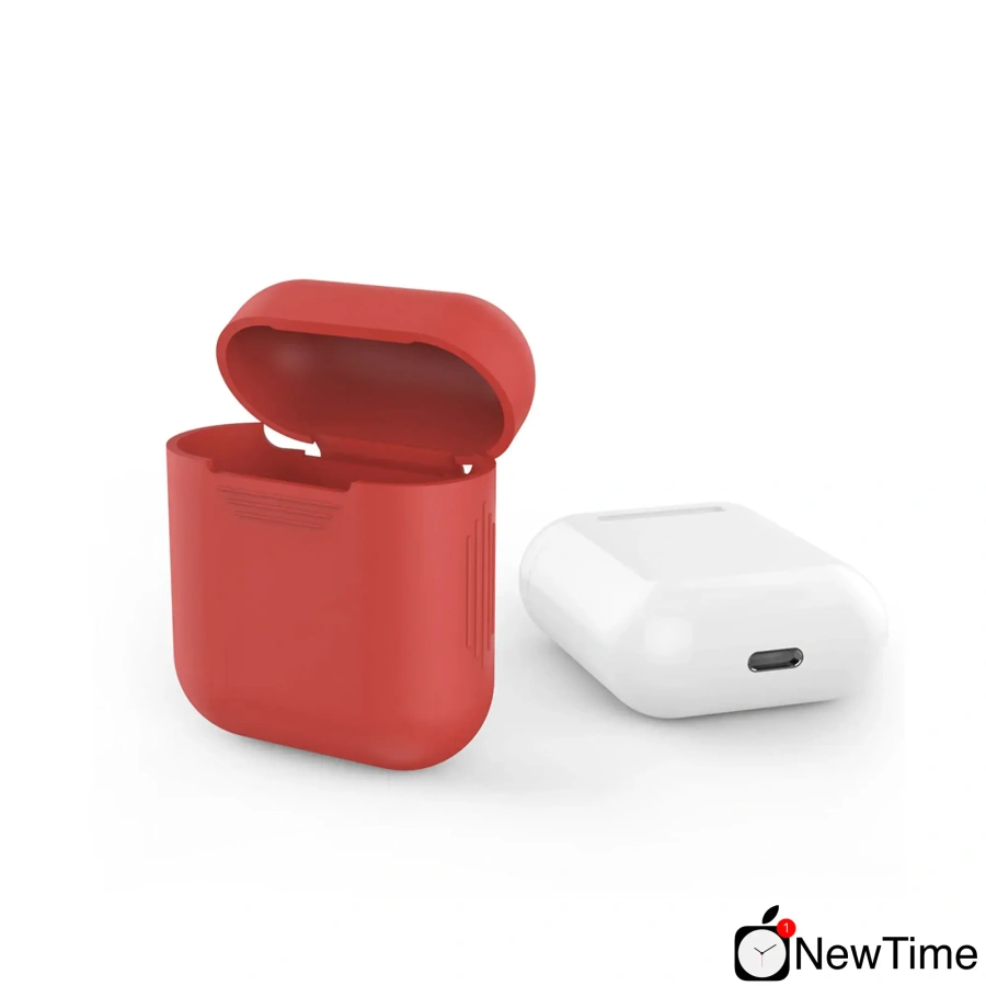 Чехол силиконовый для Apple AirPods (Red)