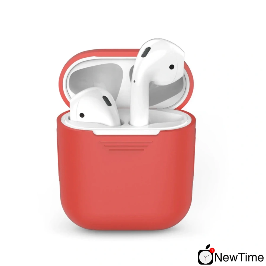 Чехол силиконовый для Apple AirPods (Red)