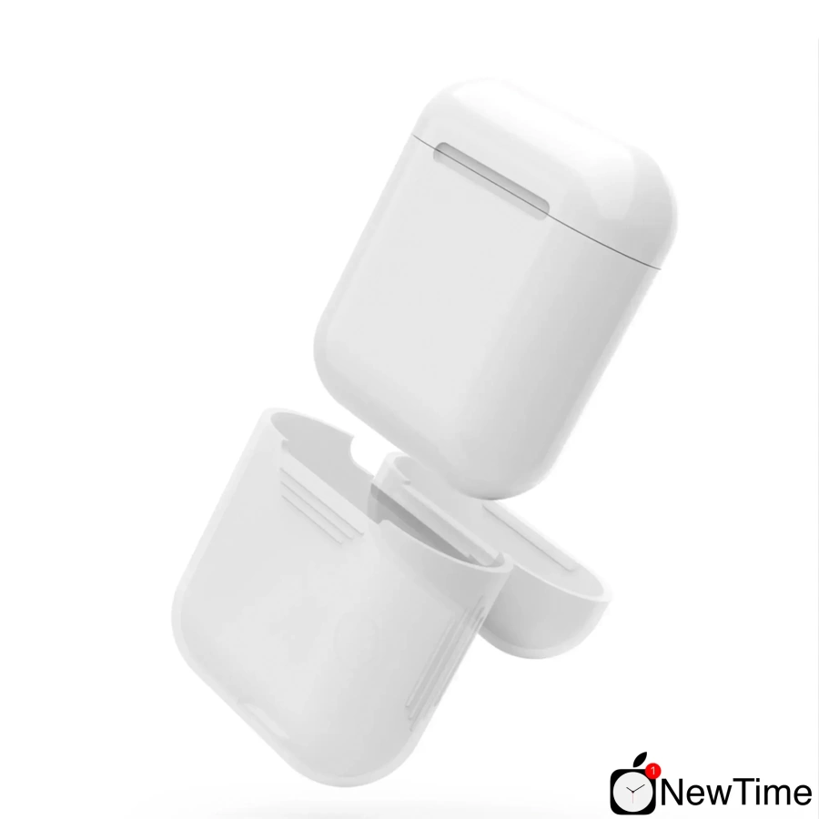 Чехол силиконовый для Apple AirPods (White)