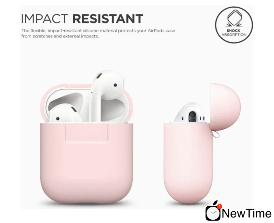 Elago Silicone Case Pink for Airpods (EAPSC-PK)