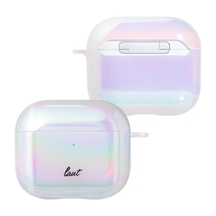 Чехол LAUT HOLO для AirPods 3 - Pearl (L_AP4_HO_W)