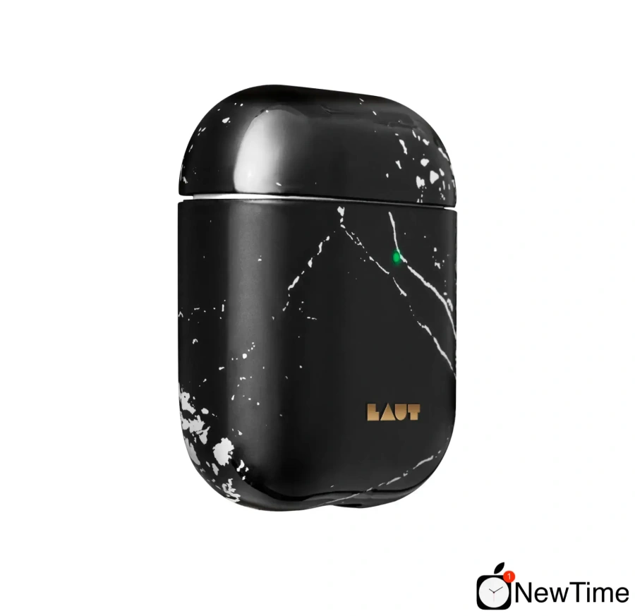 Чехол LAUT HUEX ELEMENTS for AirPods Marble Black (L_AP_HXE_MB)