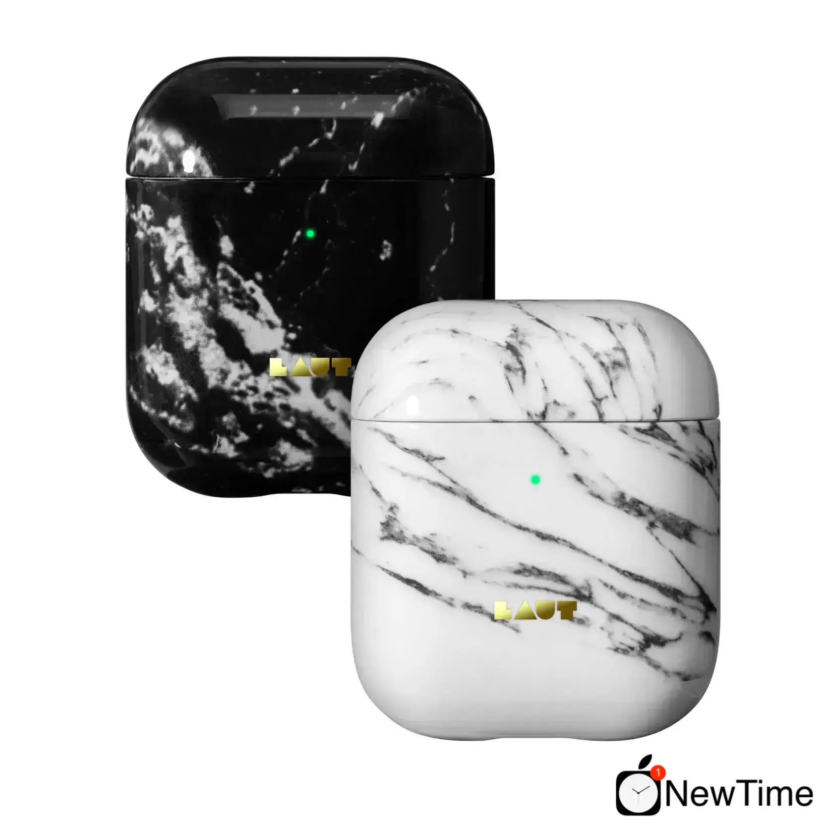 Чехол LAUT HUEX ELEMENTS for AirPods Marble Black (L_AP_HXE_MB)