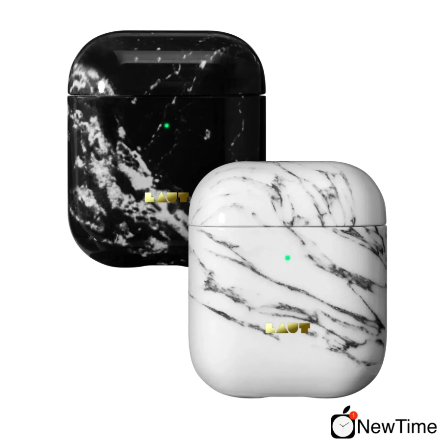 Чехол LAUT HUEX ELEMENTS for AirPods Marble Black (L_AP_HXE_MB)