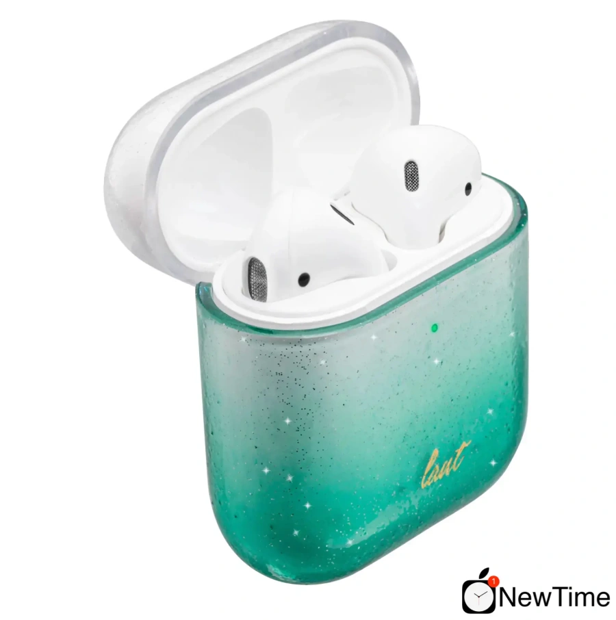 Чехол LAUT OMBRE SPARKLE for AirPods Mint (L_AP_OS_MT)