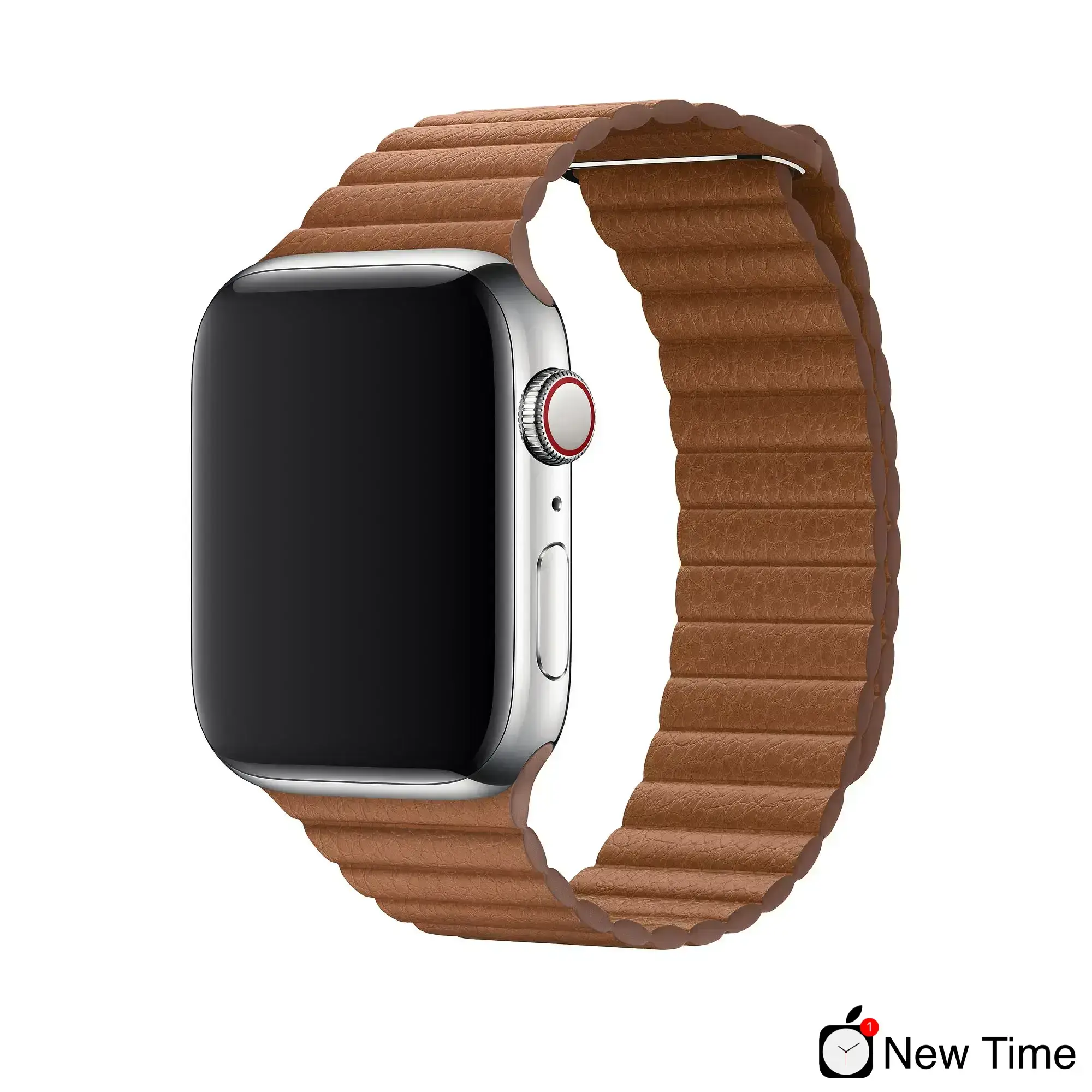 Ремінець Saddle Brown Leather Loop Medium (MXAF2) для Apple Watch 44/45/46/49mm
