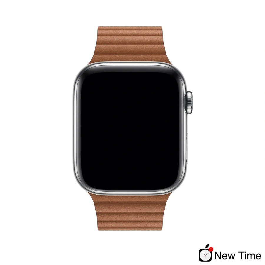Ремінець Saddle Brown Leather Loop Medium (MXAF2) для Apple Watch 44/45/46/49mm