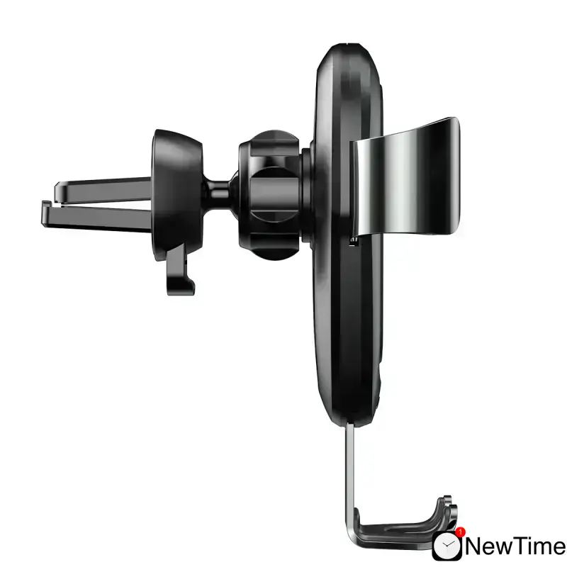 Автомобильный держатель с беспроводной зарядкой для смартфона Baseus Metal Wireless Charger Gravity Car Mount Black (WXYL-B0S)