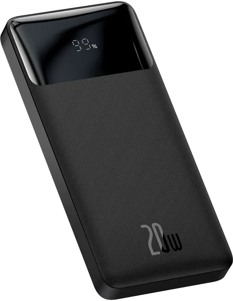 Зовнішній акумулятор Baseus Bipow Digital Display 10000 mAh 20W Black (PPDML-L01)