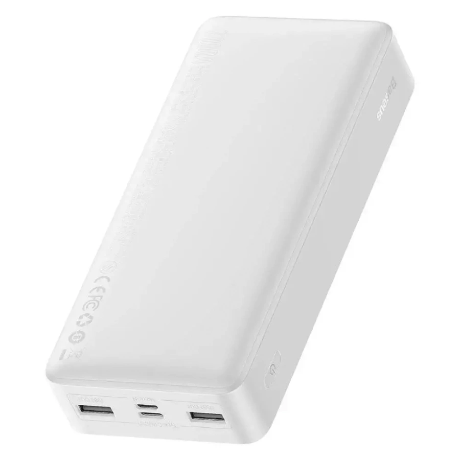Зовнішній акумулятор Baseus Bipow Digital Display 20000 mAh 15W White (PPDML-J02)