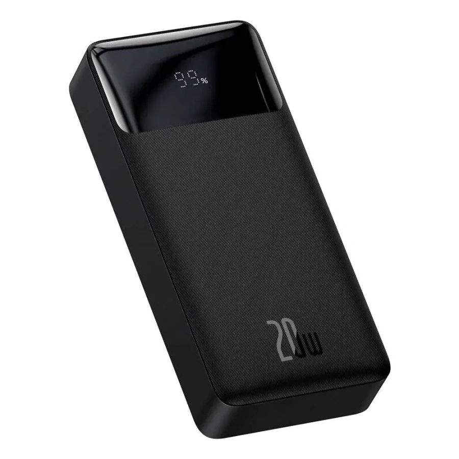 Зовнішній акумулятор Baseus Bipow Digital Display 20000 mAh 20W Black (PPDML-M01)
