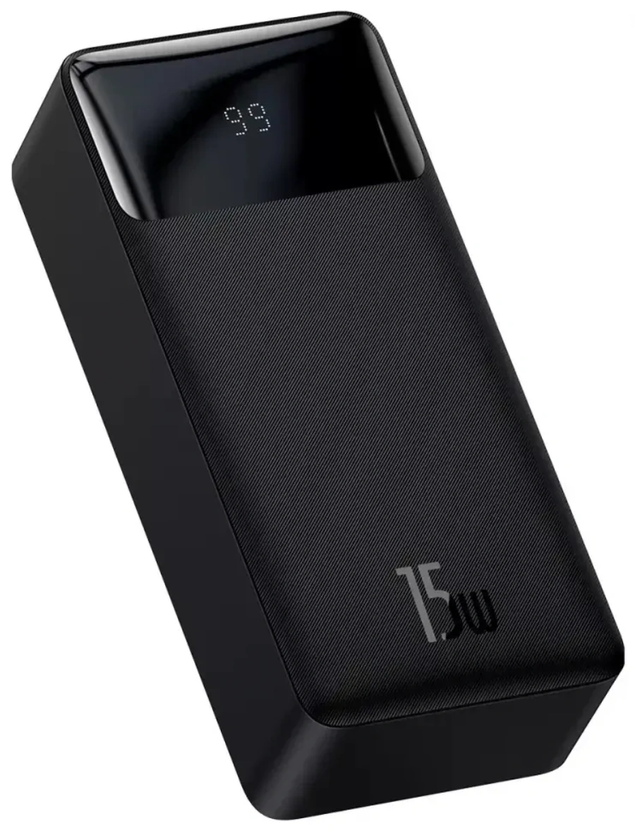 Зовнішній акумулятор Baseus Bipow Digital Display 30000 mAh 15W Black (PPDML-K01)