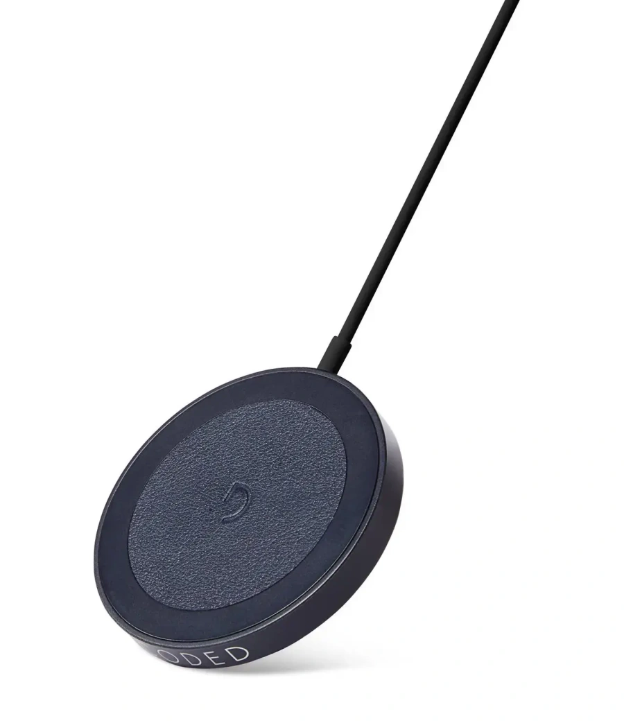 Бездротовий зарядний пристрій DECODED Magnetic Wireless Charging Puck Matte Navy (D21MSWC1MNY)