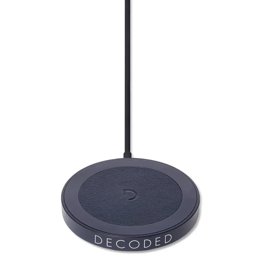 Бездротовий зарядний пристрій DECODED Magnetic Wireless Charging Puck Matte Navy (D21MSWC1MNY)