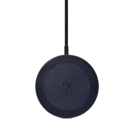 Беспроводное зарядное устройство DECODED Magnetic Wireless Charging Puck Matte Navy (D21MSWC1MNY)