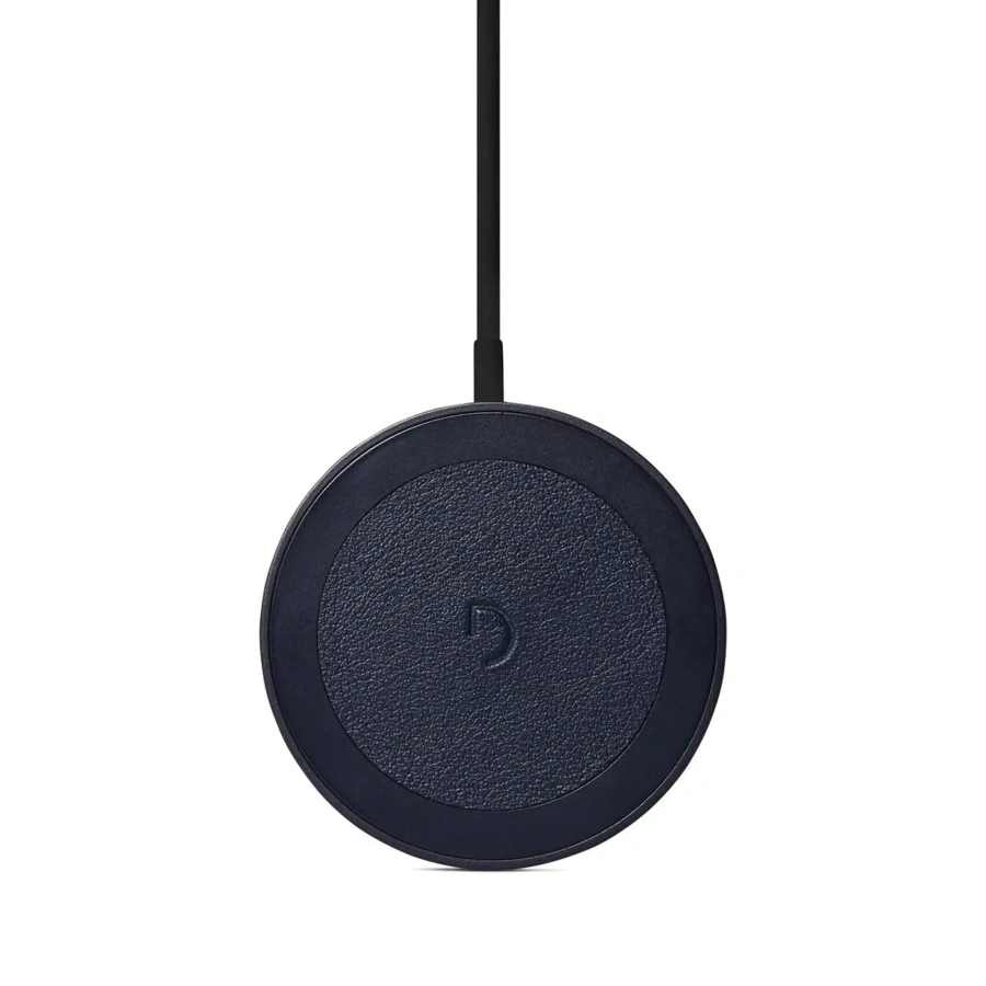 Бездротовий зарядний пристрій DECODED Magnetic Wireless Charging Puck Matte Navy (D21MSWC1MNY)