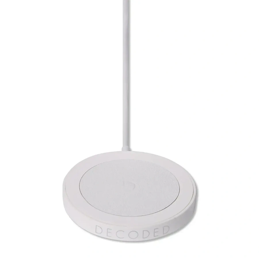 Бездротовий зарядний пристрій DECODED Magnetic Wireless Charging Puck White (D21MSWC1WE)