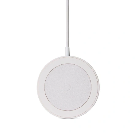 Бездротовий зарядний пристрій DECODED Magnetic Wireless Charging Puck White (D21MSWC1WE)