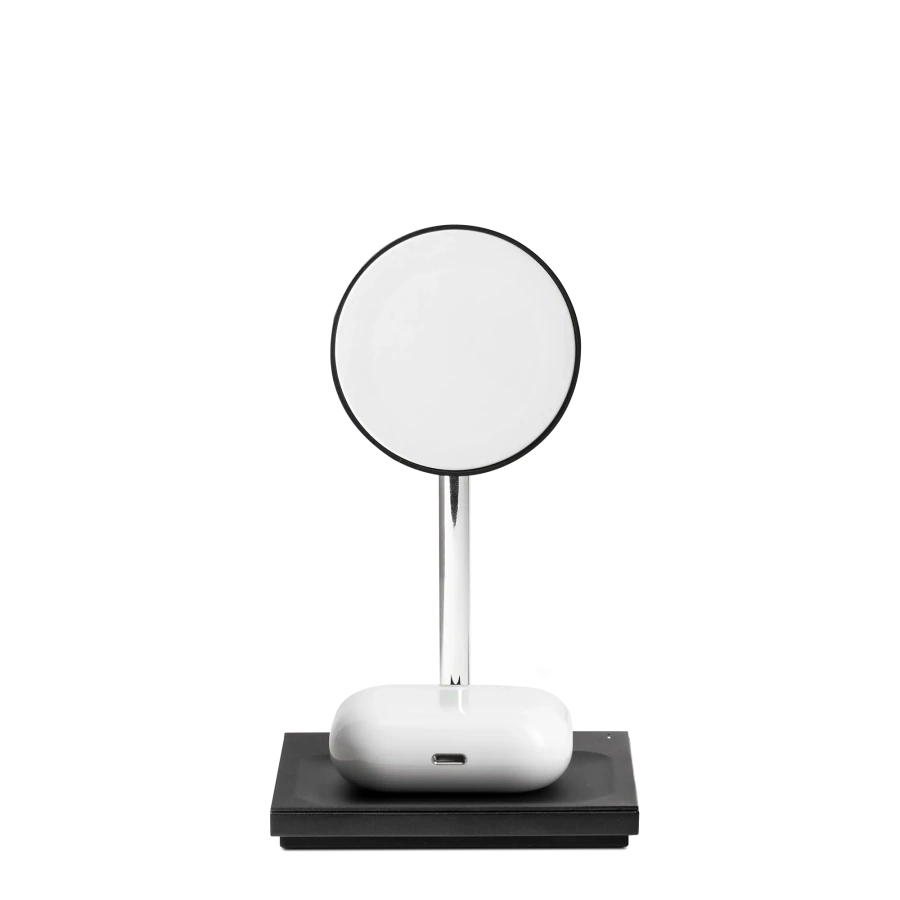 Бездротовий зарядний пристрій Native Union Snap 2-in-1 Magnetic Wireless Charger Cosmos Black (SNAP-2IN1-WL-BLK)