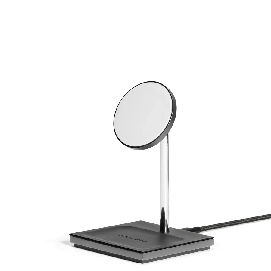Бездротовий зарядний пристрій Native Union Snap 2-in-1 Magnetic Wireless Charger Cosmos Black (SNAP-2IN1-WL-BLK)