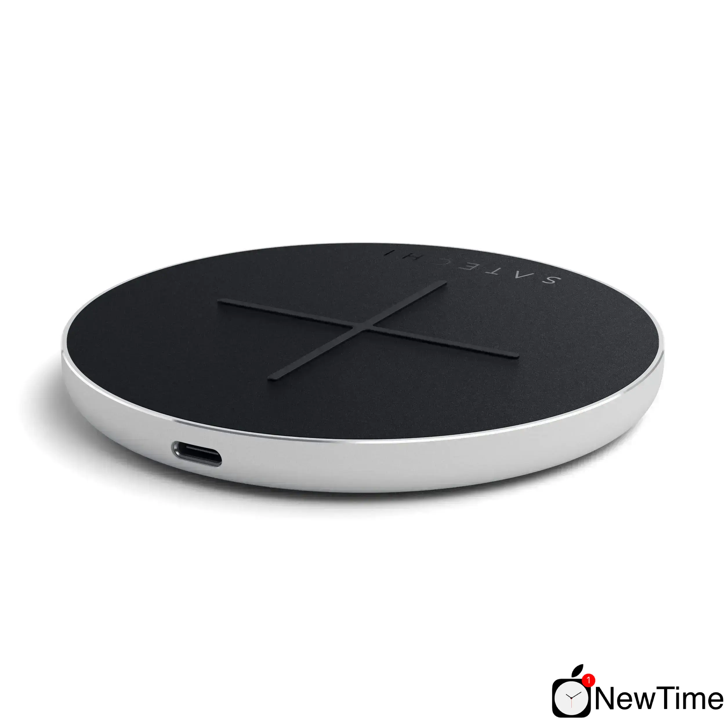 Беспроводное зарядное устройство Satechi Aluminum Fast Wireless Charger V2 Silver (ST-IWCBS)