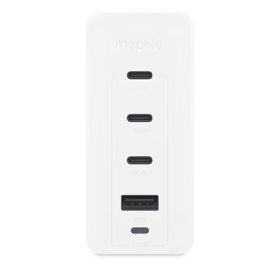 Зарядний пристрій Mophie Speedport 120 4-port GaN Wall Charger (120W) (409909434)