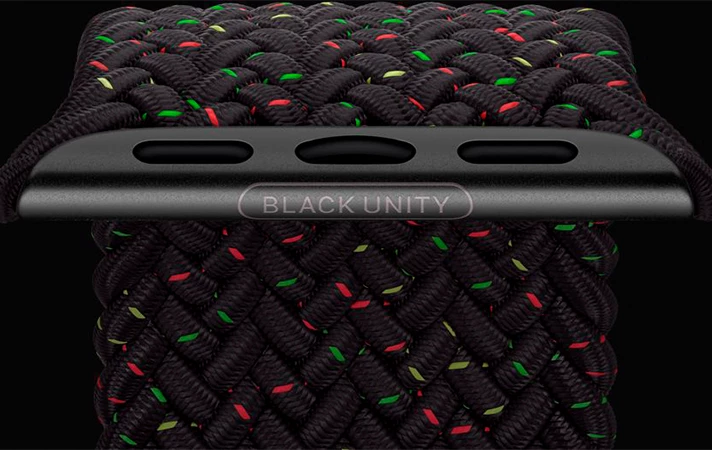 Новая расцветка ремешка Braided Solo Loop — Black Unity