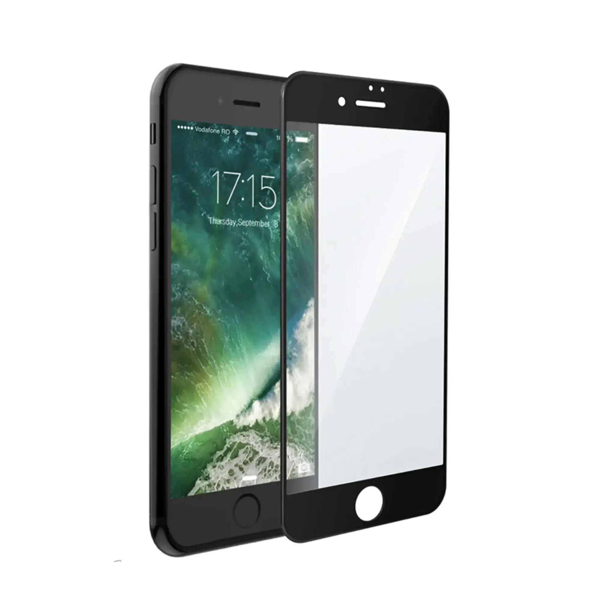Защитное стекло iPhone 7/8 Plus 3D Full Cover Protection Black