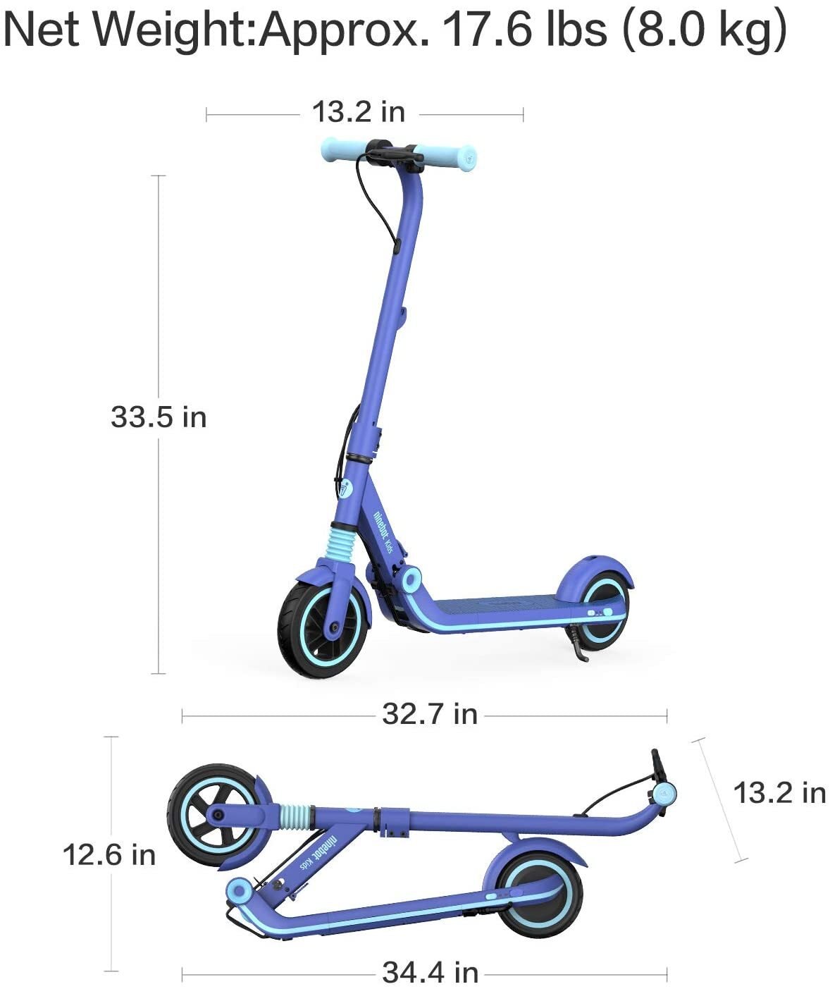Електросамокат Ninebot by Segway E8 Blue