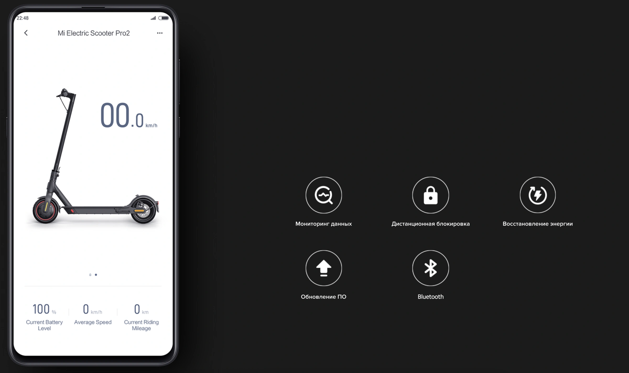 Электросамокат Xiaomi Mi Electric Scooter Pro 2 - Black (FBC4025GL) EU