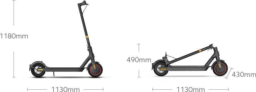 Електросамокат Xiaomi Mi Electric Scooter Pro 2 - Black (FBC4025GL) EU