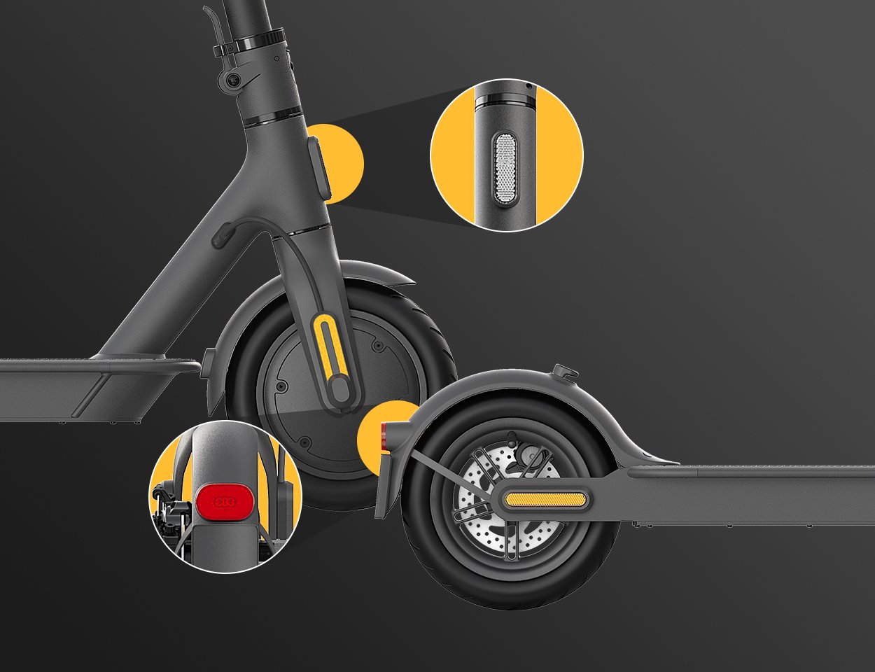 Электросамокат Xiaomi Mi Electric Scooter 1S Black (FBC4019GL/DDHBC05NEB)