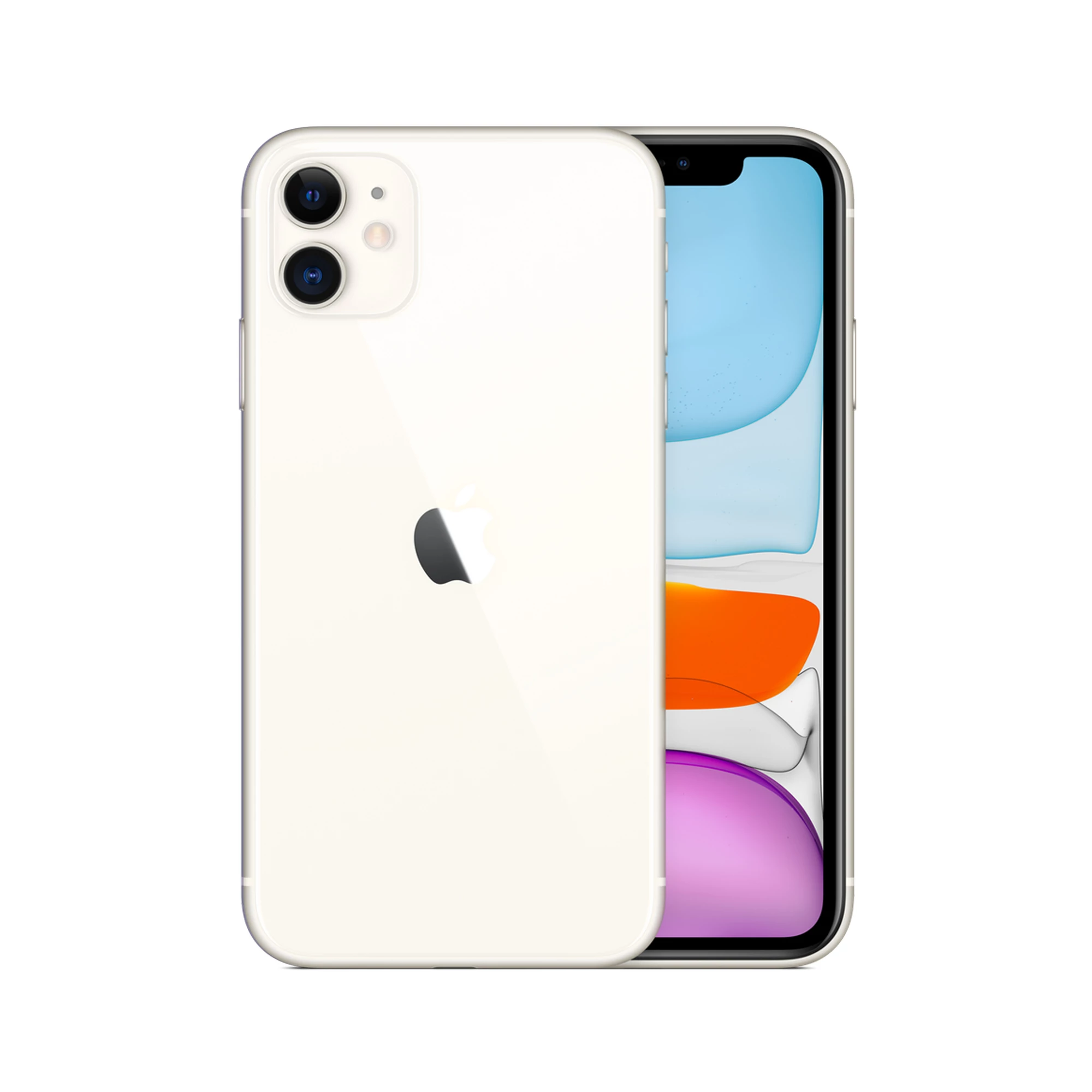 Apple iPhone 11 Dual Sim 64GB White (MHEK3) Slim Box