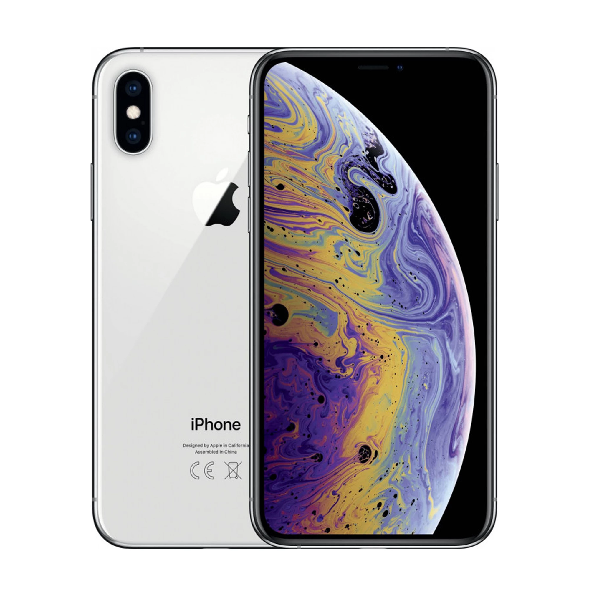 Купить Apple iPhone XS Max Dual Sim 64GB Silver (MT722) выгодно в Киеве |  цена и обзор в интернет магазине NewTime