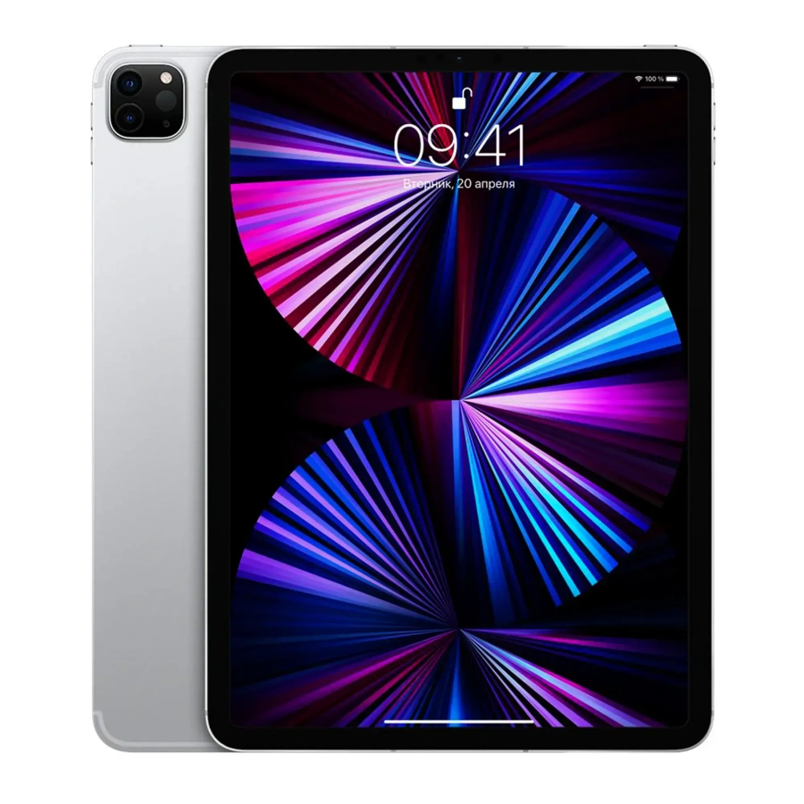 iPad Pro 11" 2021 Wi-Fi 2TB Silver (MHR33)