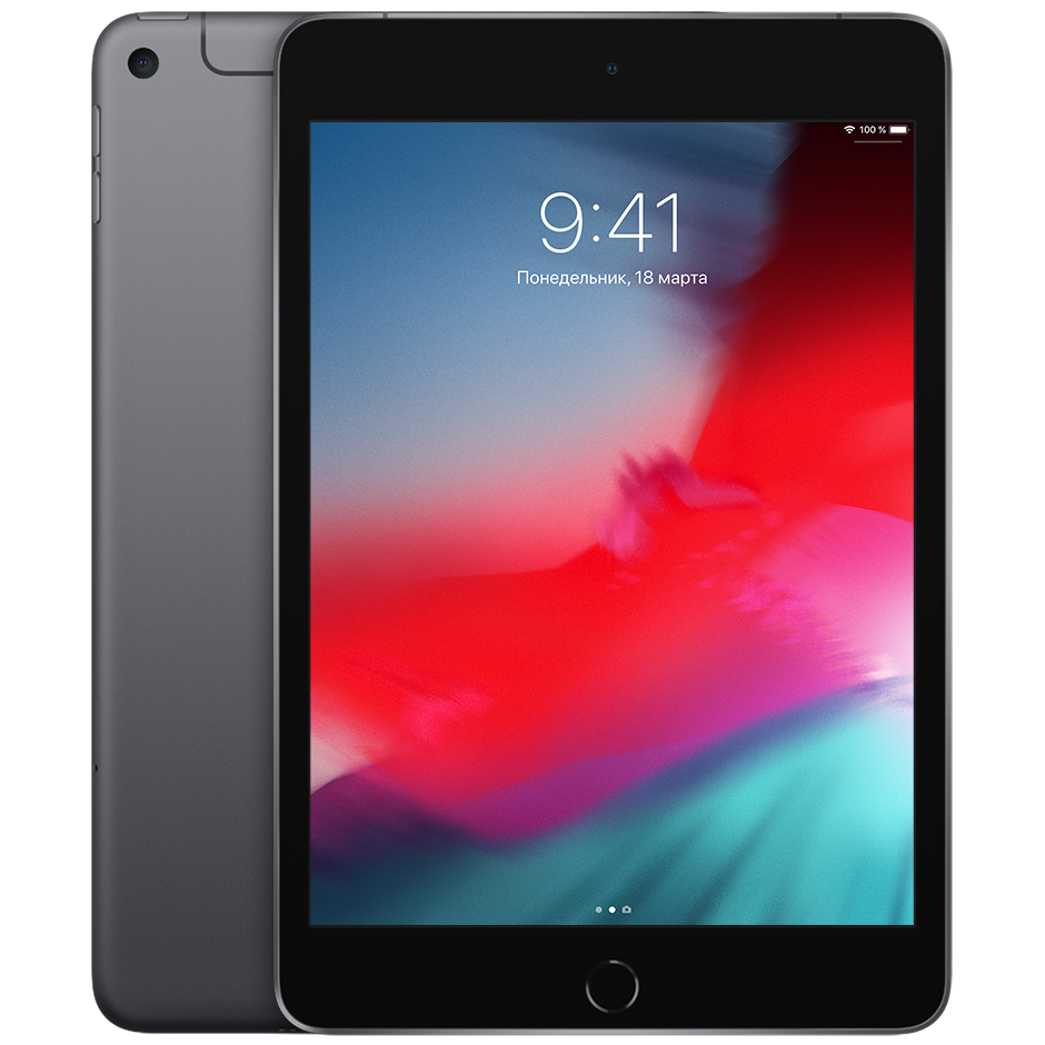 iPad mini 5 Wi-Fi + Cellular 64GB Space Gray (MUXF2, MUX52)