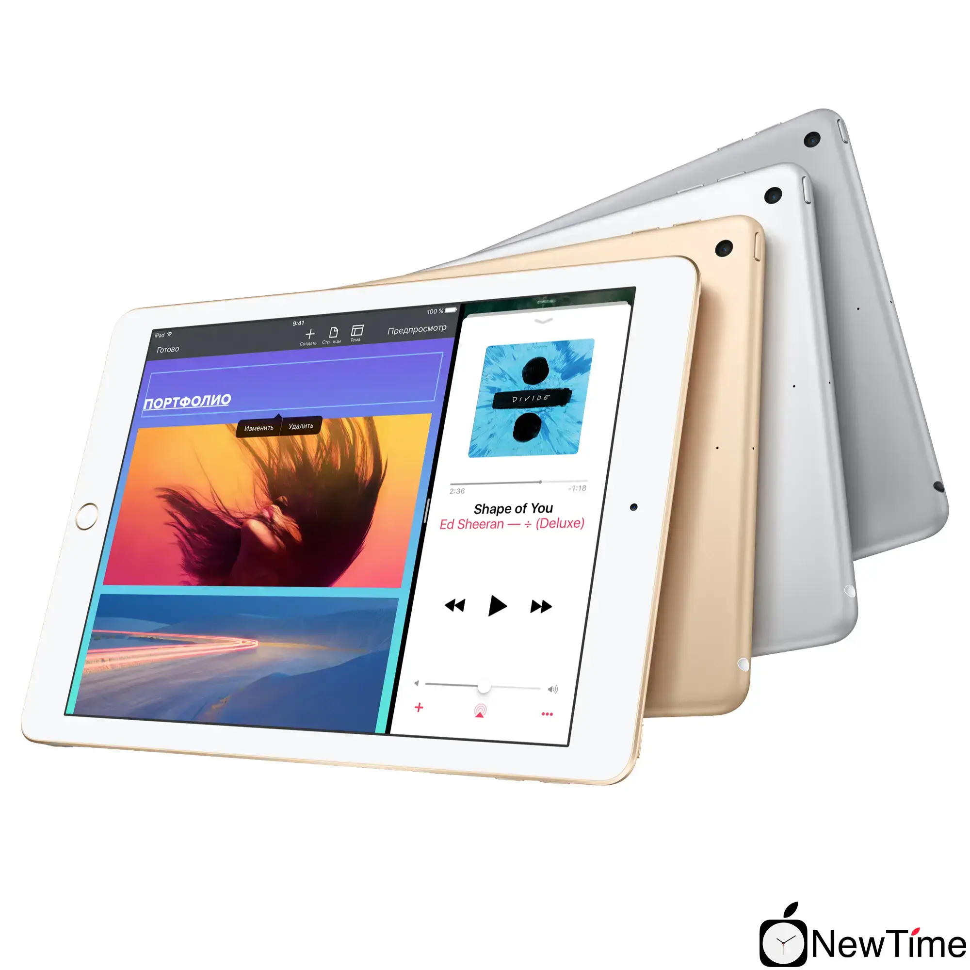 iPad 2017 Wi-Fi + Cellular 32GB Gold (MPGA2, MPG42)