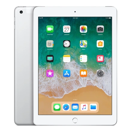 iPad 2018 128GB Wi-Fi + Cellular Silver (MR732, MR7D2)
