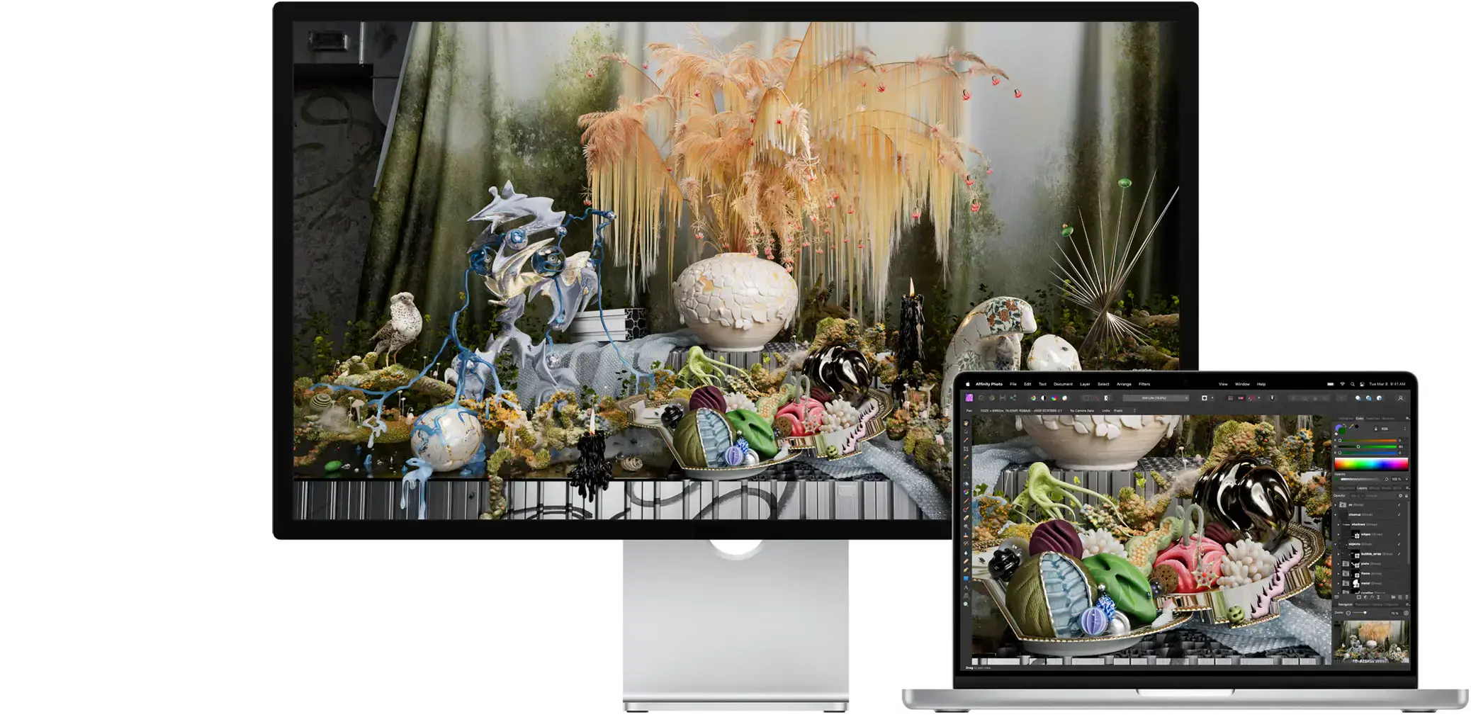 Монітор Apple Studio Display with Tilt & Height Adjustable Stand [Nano-Texture Glass] (MMYV3, MYJJ3)