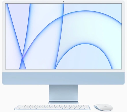 iMac 24" 4.5K Retina display Blue (Z14M000US) 2021