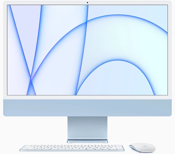 iMac 24" 4.5K Retina display Blue (Z12W000NB) 2021