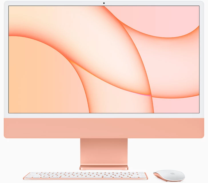iMac 24" 4.5K Retina display Orange (Z132000N7) 2021 - Italian