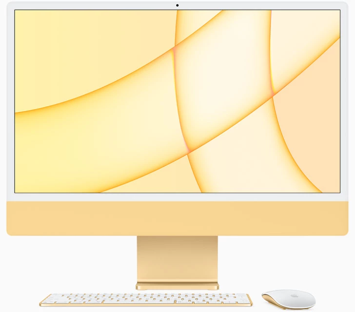 iMac 24" 4.5K Retina display Yellow (Z12S000N9) 2021