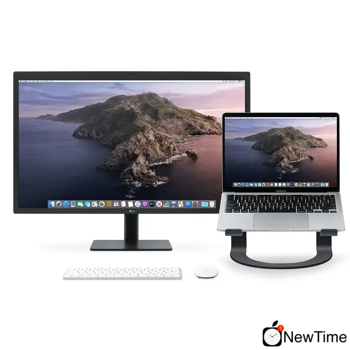 Алюминиевая подставка Twelve South Curve для MacBook - Matte Black (HLST2)