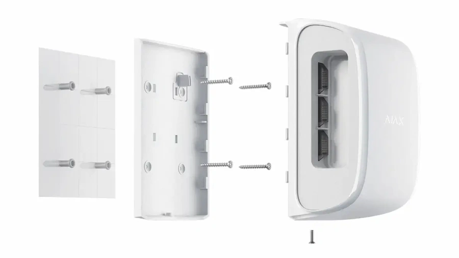 Ajax DualCurtain Outdoor - беспроводной уличный датчик движения