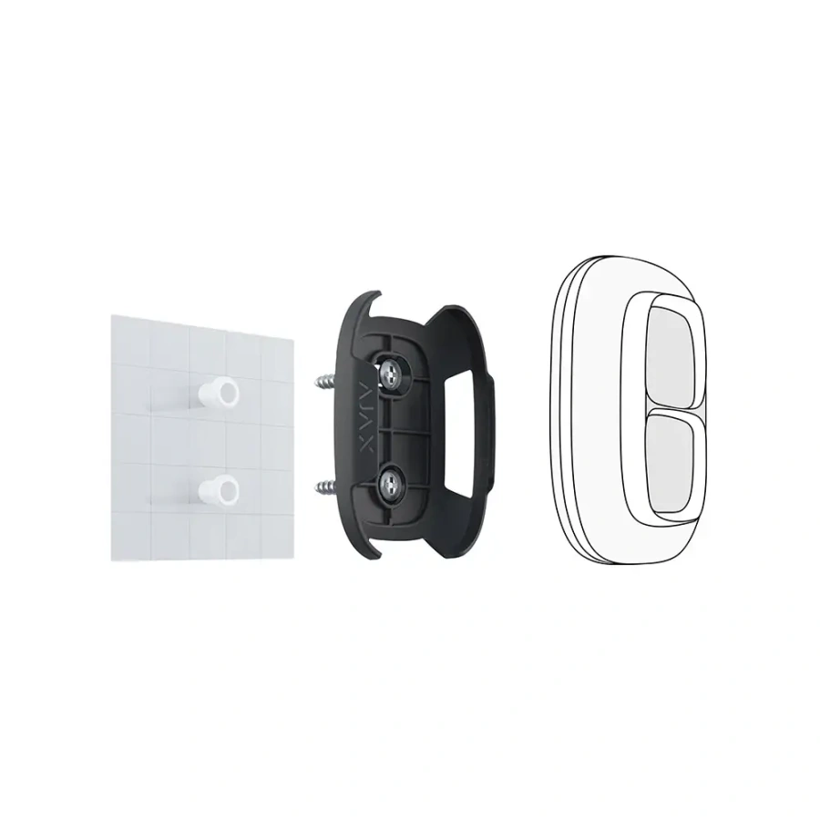 Ajax Holder for Button / DoubleButton Black - тримач